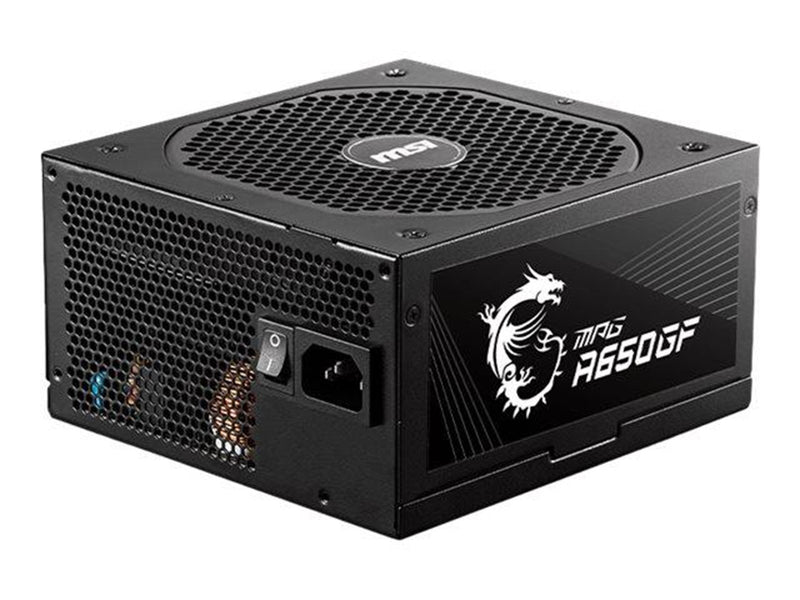 MSI MPG A650GF Netzteile - 650 Watt - 140 mm - ATX - 80 Plus Gold zertifiziert