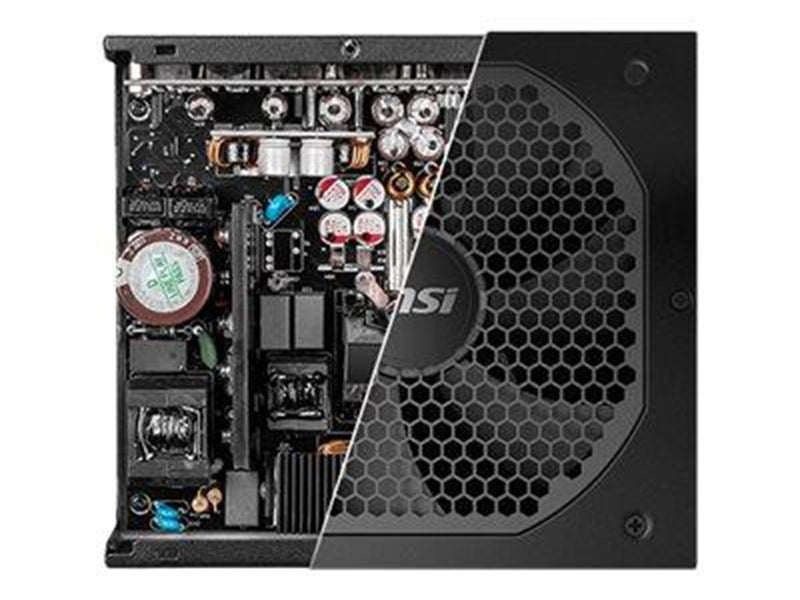 MSI MPG A650GF Netzteile - 650 Watt - 140 mm - ATX - 80 Plus Gold zertifiziert