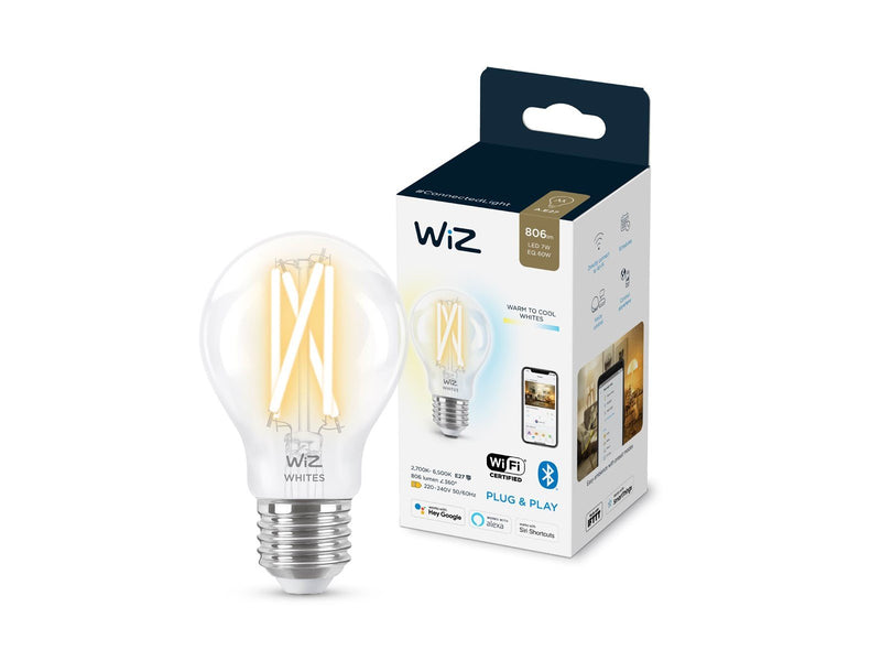 WiZ Filament standard E27 clear