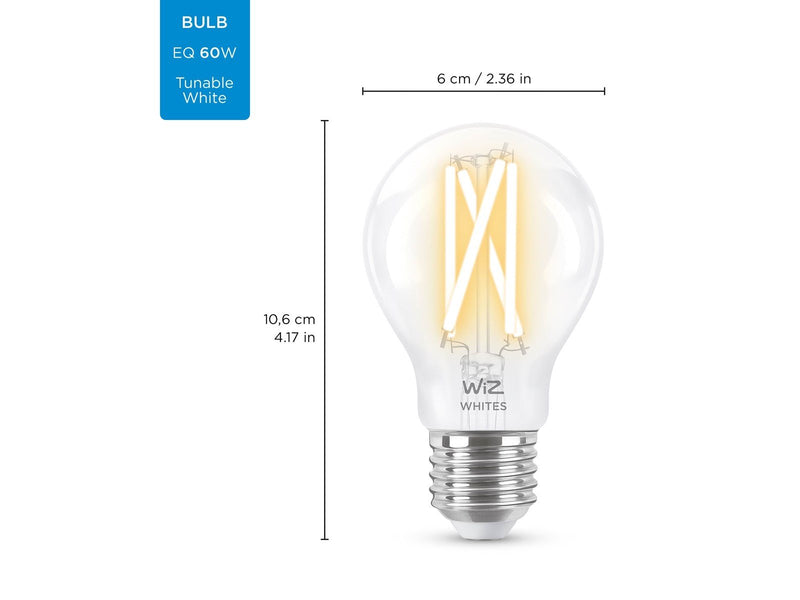 WiZ Filament standard E27 clear