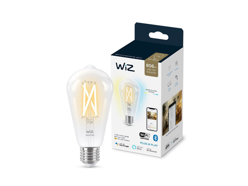WiZ Filament Edison ST64 E27 clear
