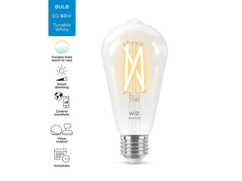 WiZ Filament Edison ST64 E27 clear
