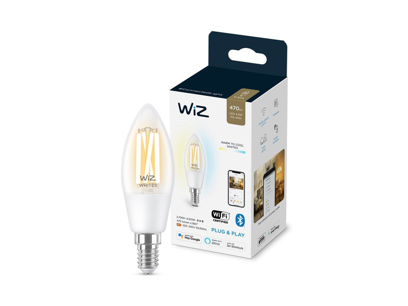 WiZ Filament candle E14 clear