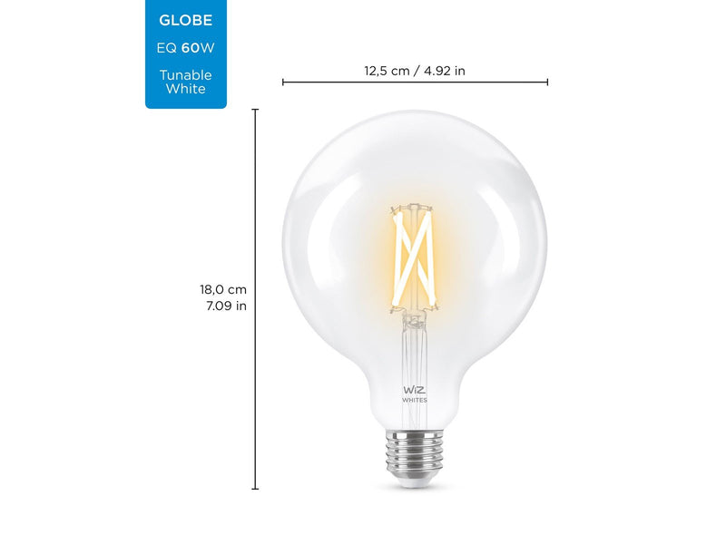 WiZ Filament globe G125 E27 clear