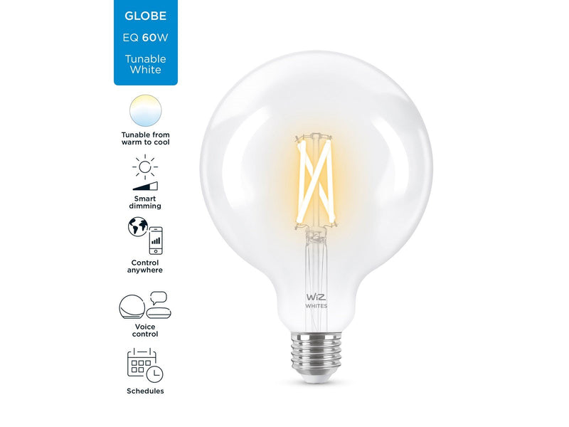 WiZ Filament globe G125 E27 clear