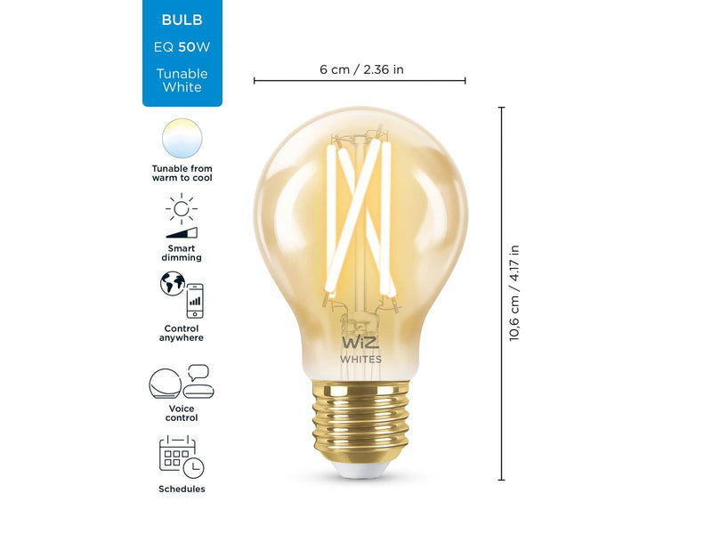 WiZ Filament standard E27 amber
