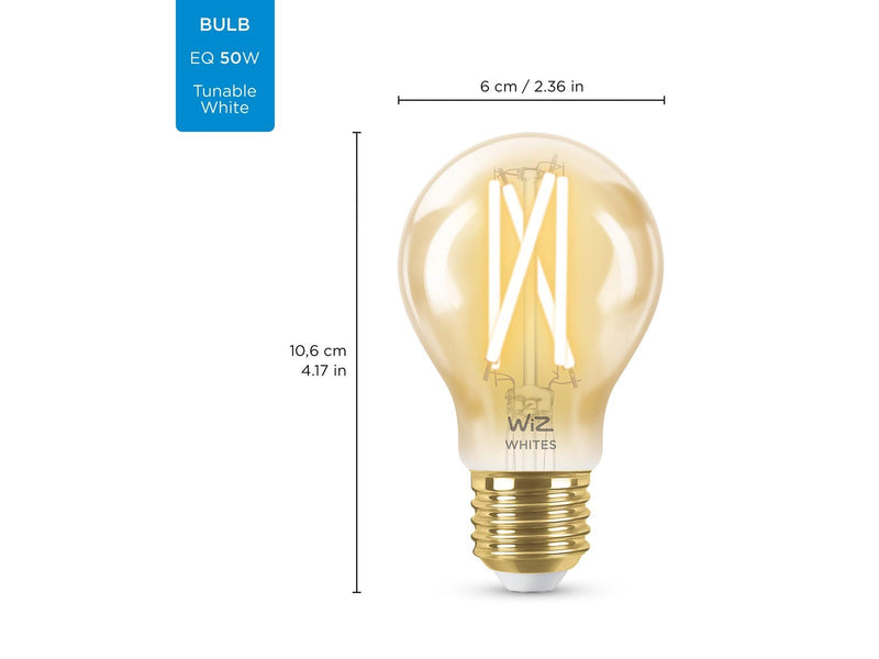WiZ Filament standard E27 amber