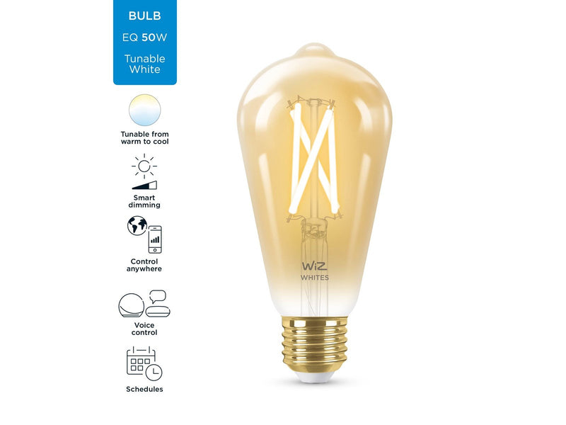 WiZ Filament Edison ST64 E27 amber