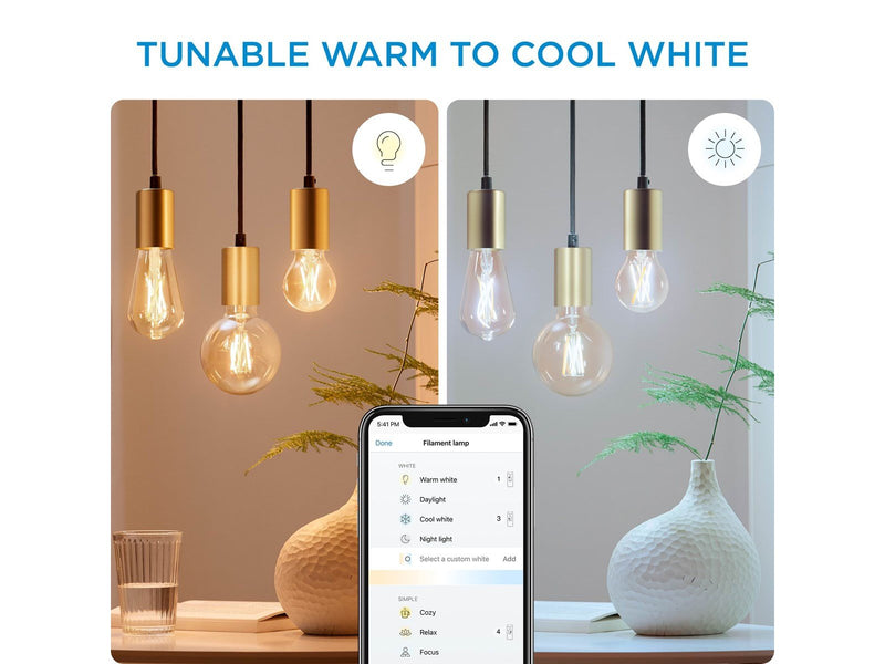 WiZ Filament globe G95 E27 amber