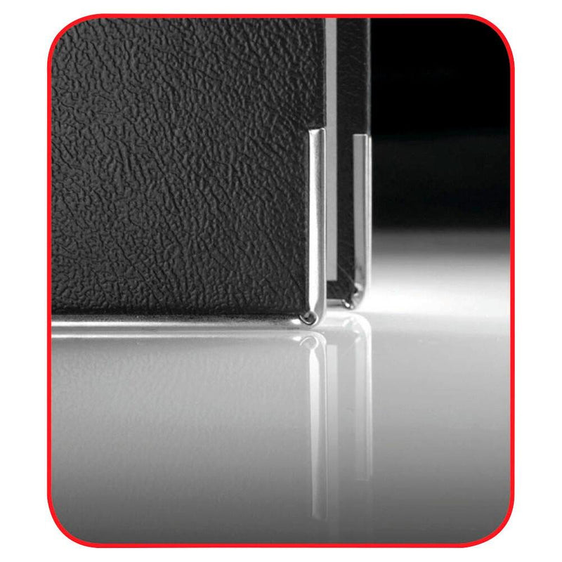 herlitz maX.file protect Doppelordner 2 x A5 quer Karton 7,0 cm - schwarz