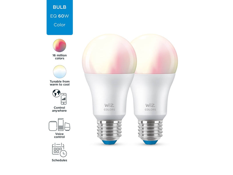 WiZ Standard E27 bulb 2-pack