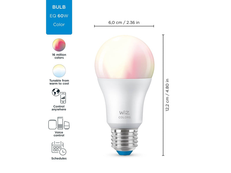 WiZ Standard E27 bulb 2-pack