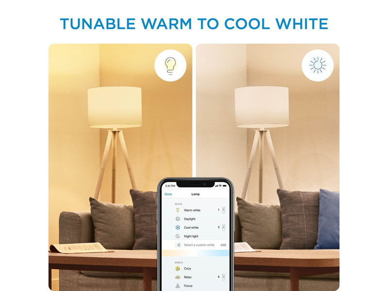 WiZ Standard E27 bulb 2-pack + mote