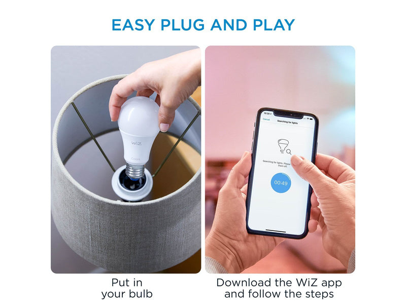 WiZ Standard E27 bulb 2-pack + mote