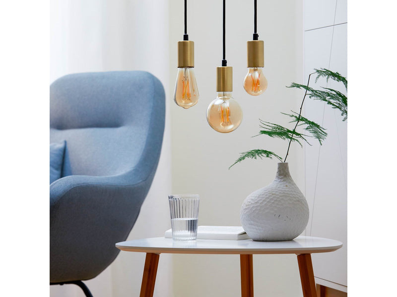 WiZ Filament Edison ST64 E27 amber 2-pack + mote