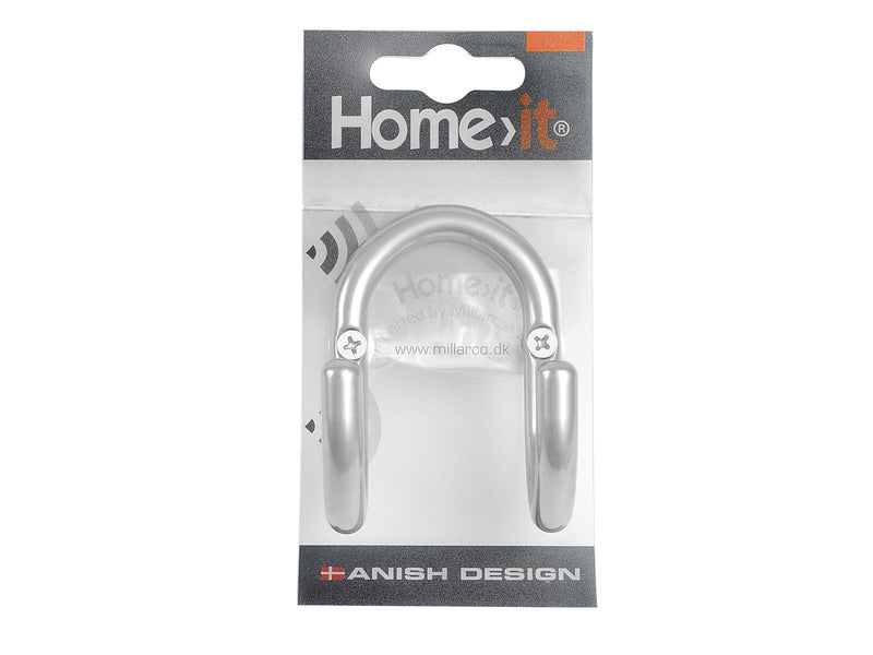 Homeit Coat hook double A3 - satin