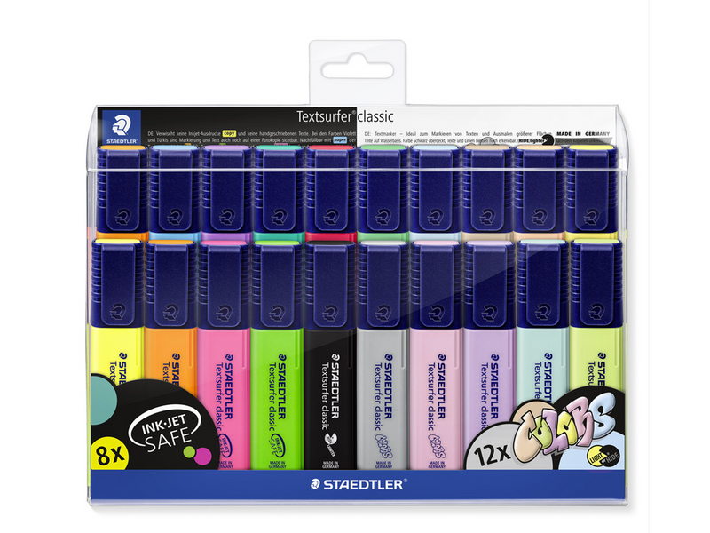 Staedtler Highlighter Textsurf.cl.20pc wallet