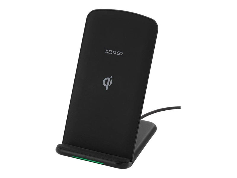 Deltaco Wireless charging stand 10 Watt 1.2 A black