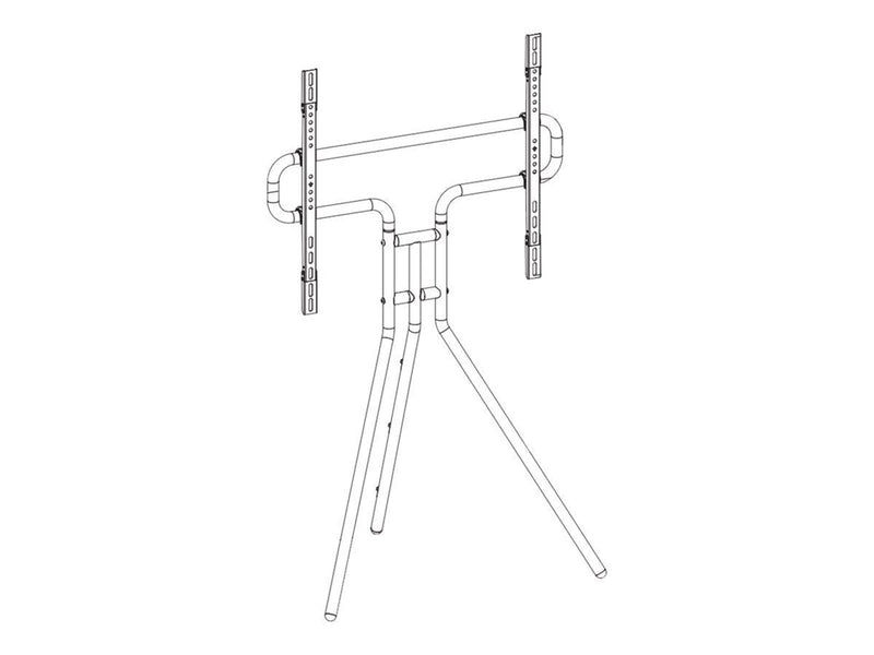 Deltaco tv-gulvstativ 49-70"op til 40 kg VESA s 49"-70" 300 x 200 mm