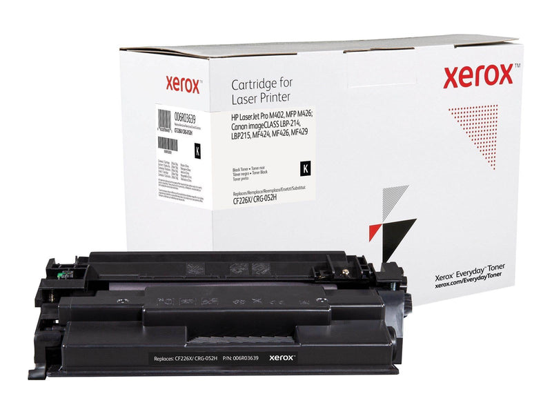 Xerox 006R03639 / Alternativ to HP 26X / CF226X and Canon CRG-052H / 2200C002 Black Toner - Tonerpatrone Schwarz