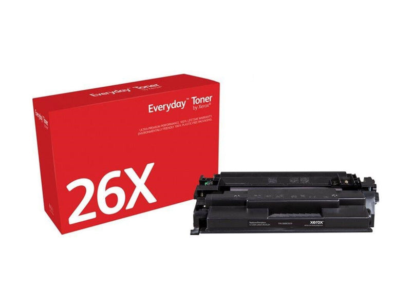 Xerox 006R03639 / Alternativ to HP 26X / CF226X and Canon CRG-052H / 2200C002 Black Toner - Tonerpatrone Schwarz