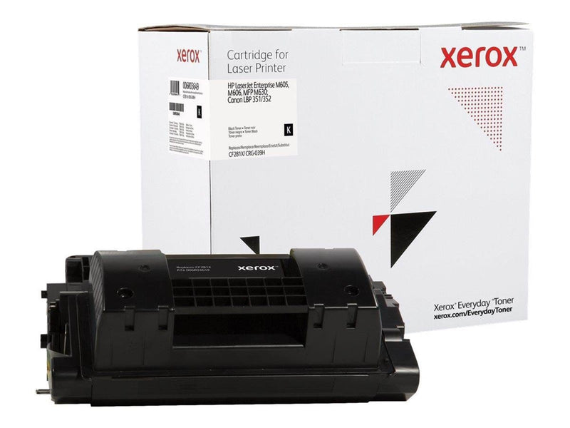 Xerox 006R03649 / Alternative to HP 81X / CF281X / Canon CRG-039H Black Toner - High Yield - Tonerpatrone Schwarz