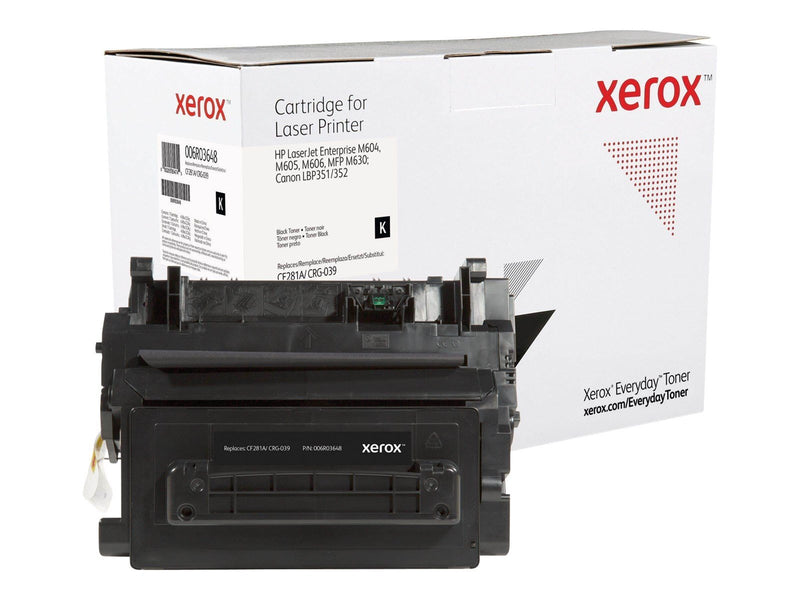 Xerox 006R03648 / Alternative to HP 81A / CF281A / Canon CRG-039 Black Toner - Tonerpatrone Schwarz