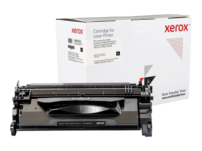 Xerox 006R03652 / Alternativ to HP 87A / CF287A and Canon CRG-041 / 0452C002 - CRG-121 / 3252C001 Black Toner - Tonerpatrone Sch