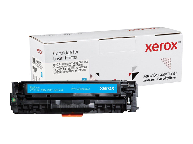 Xerox 006R03822 / Alternative to HP 304A / CC531A Canon CRG-118C / GPR-44C Cyan Toner - Tonerpatrone Cyan