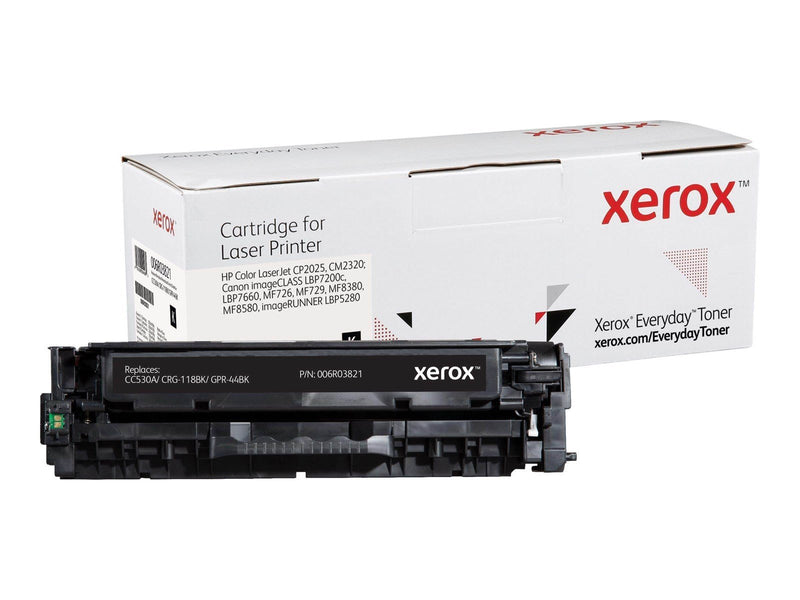 Xerox 006R03821 / Alternative to HP 304A / CC530A Canon CRG-118BK / GPR-44BK Black Toner - Tonerpatrone Schwarz