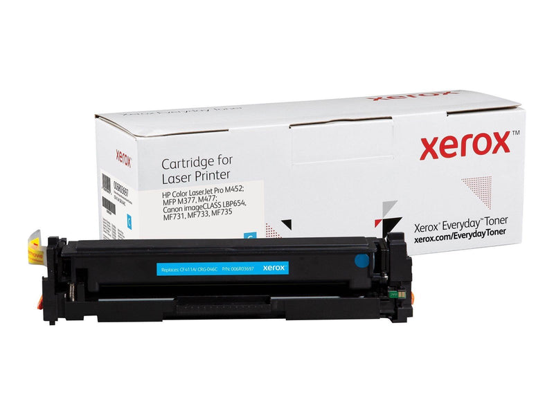 Xerox 006R03697 / Alternative to HP 410A / CF411A Canon CRG-046C / 1249C002 Cyan Toner - Tonerpatrone Cyan