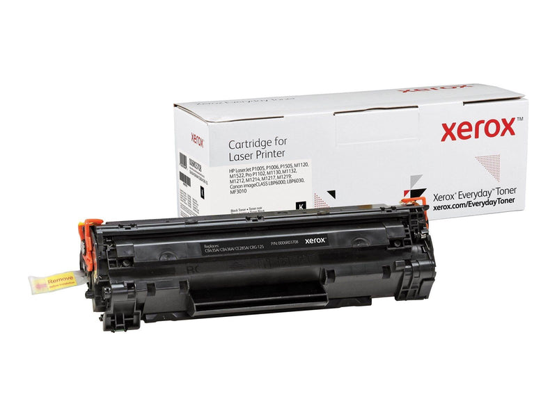 Xerox 006R03708 / Alternative to HP 35A / CB435A HP 85A / CE285A HP 36A / CB436A Canon CRG-125 Black Toner - Tonerpatrone Schwar