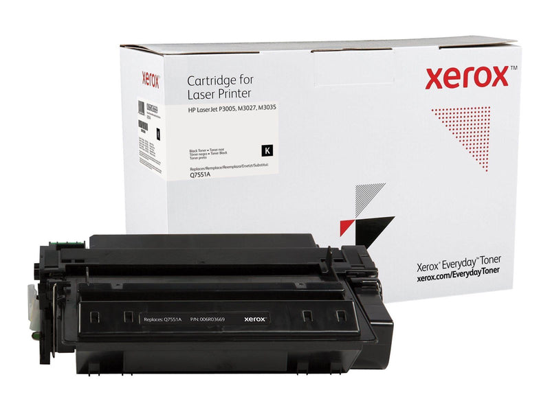 Xerox - black - compatible - toner cartridge (alternative for: HP Q7551A) - Tonerpatrone Schwarz