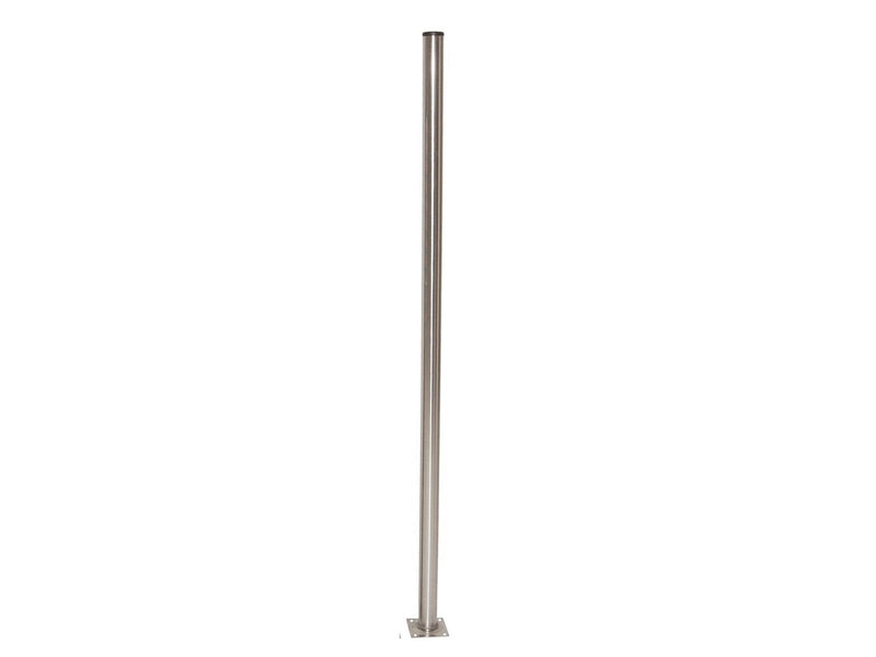 Homeit Table leg 90 cm - dia. 30 mm - brushed steel