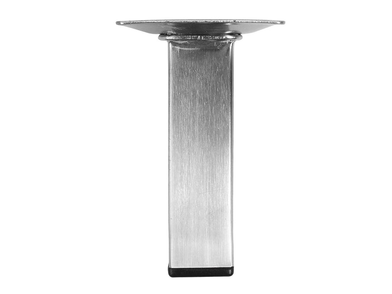 Homeit Table leg 10cm 24 x 24mm - brushed steel