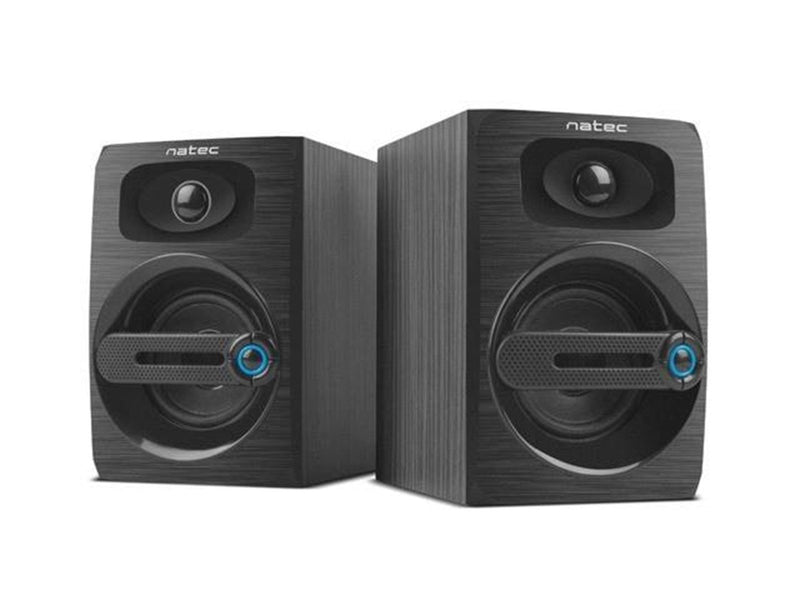 Natec Glosniki 2.0 Cougar 6W RMS Czarne - 2.0 PC-Lautsprecher