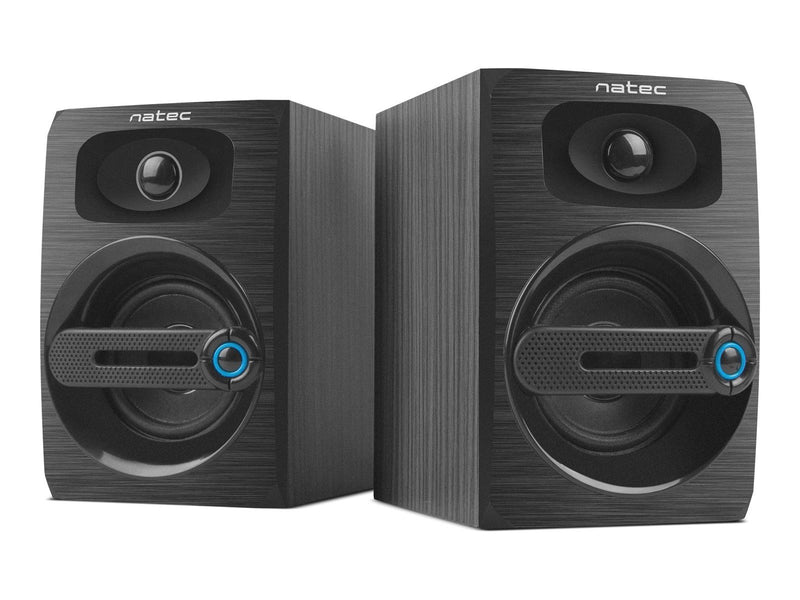 Natec Glosniki 2.0 Cougar 6W RMS Czarne - 2.0 PC-Lautsprecher