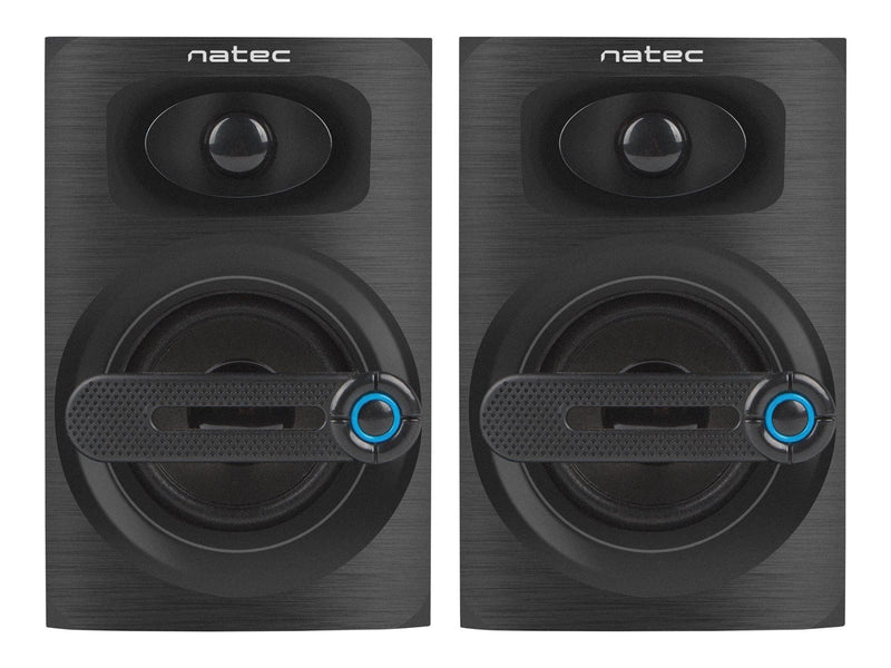 Natec Glosniki 2.0 Cougar 6W RMS Czarne - 2.0 PC-Lautsprecher