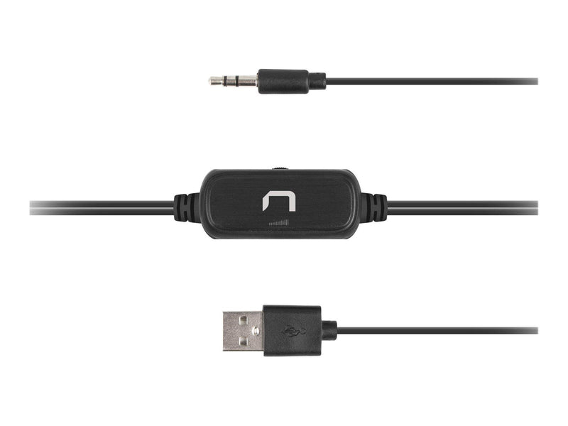 Natec Glosniki 2.0 Cougar 6W RMS Czarne - 2.0 PC-Lautsprecher