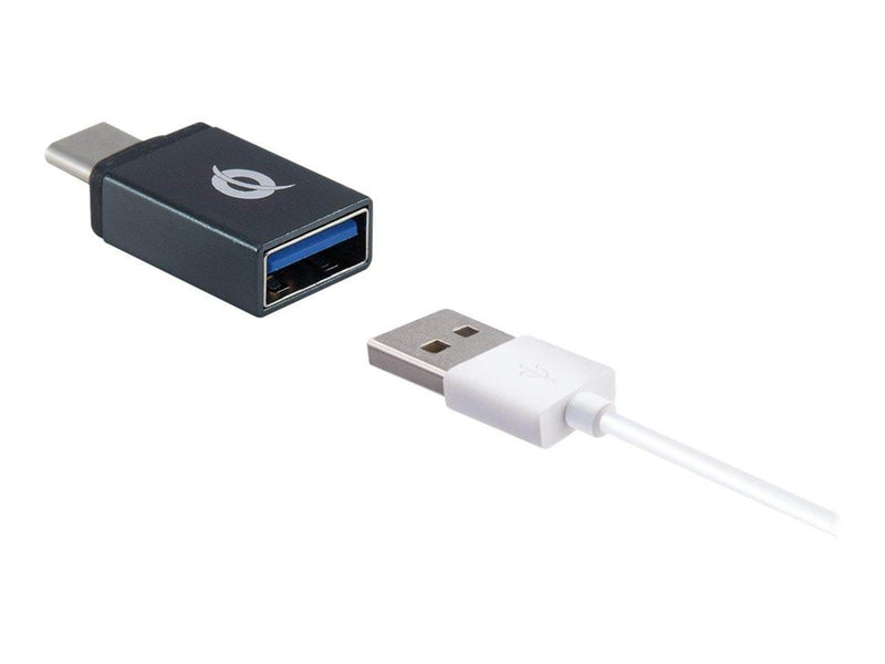 Conceptronics HUBBIES TAIL USB-Hubs - USB 3.2 - 4 - Schwarz