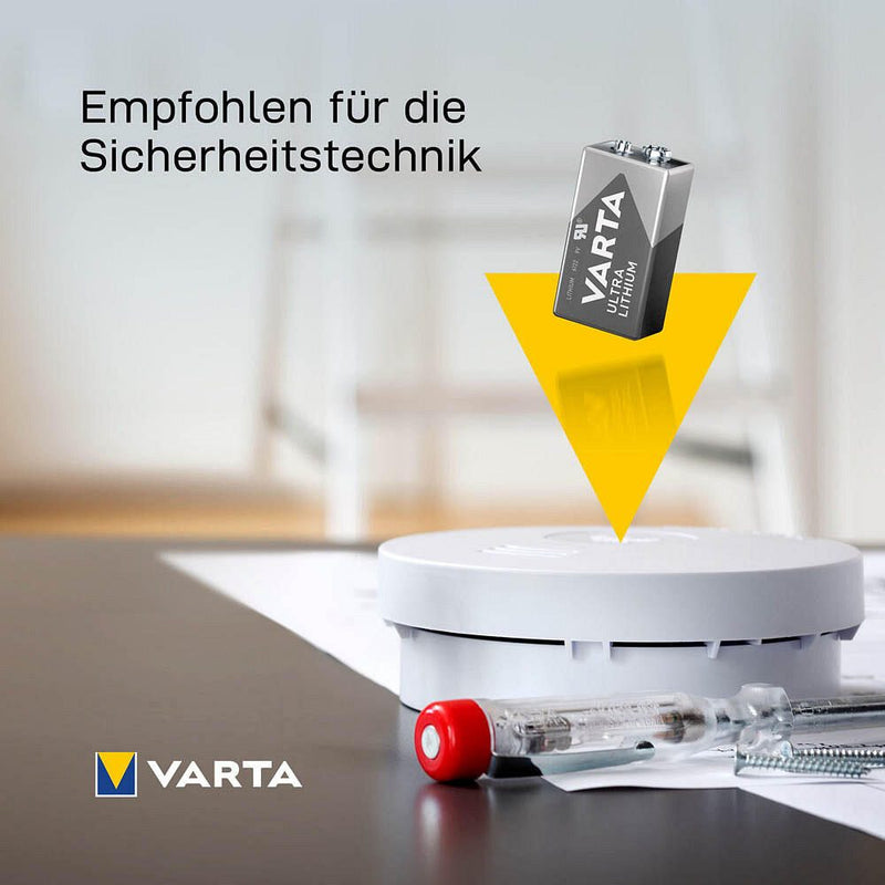 VARTA Batterie ULTRA LITHIUM E-Block - 9,0 V