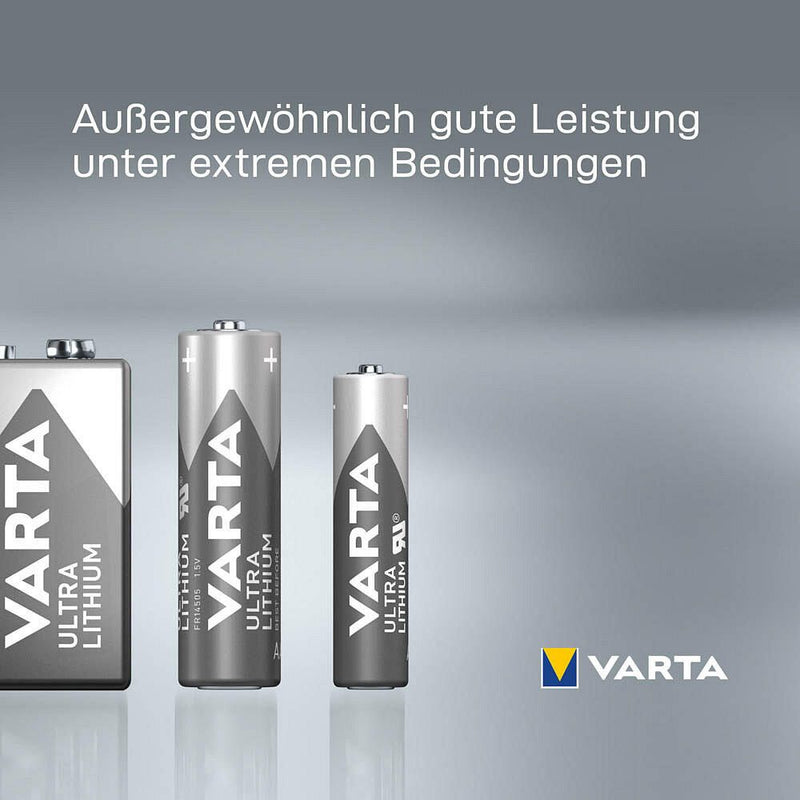 VARTA Batterie ULTRA LITHIUM E-Block - 9,0 V
