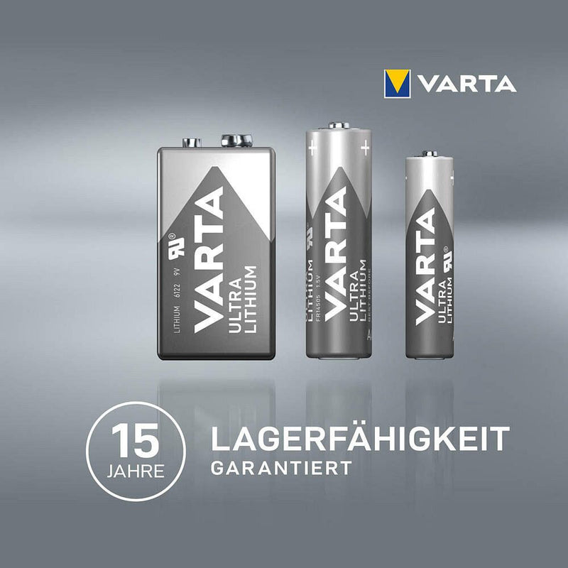VARTA Batterie ULTRA LITHIUM E-Block - 9,0 V