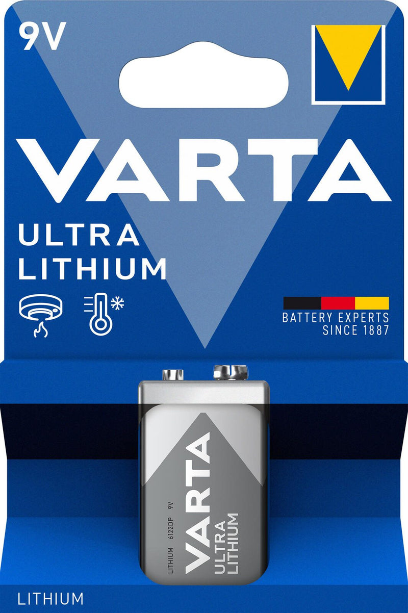 VARTA Batterie ULTRA LITHIUM E-Block - 9,0 V
