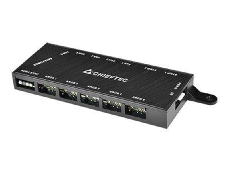 Chieftec Hunter 4 ARGB fans Control hub - Gehäuse - Tower - Schwarz