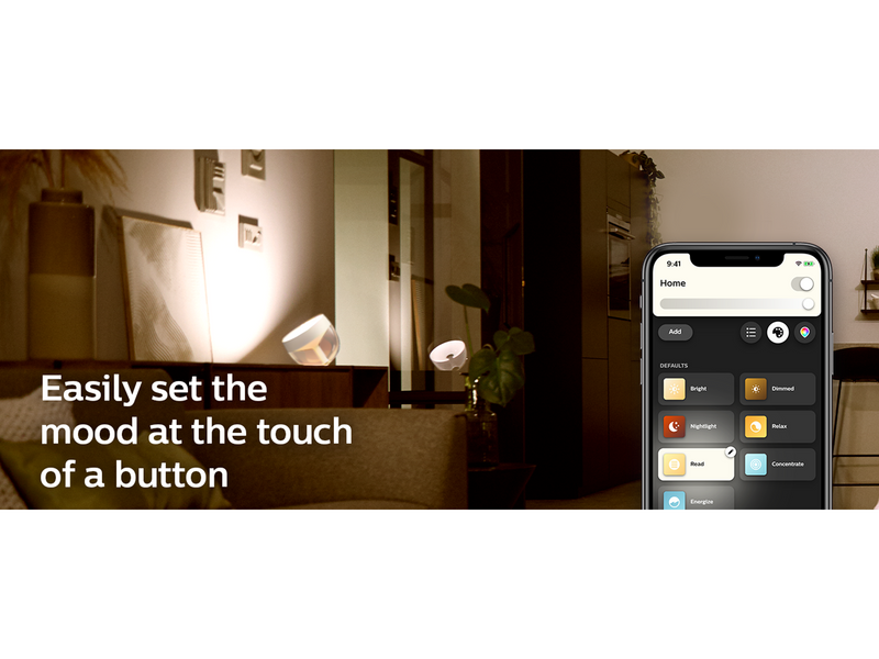 Philips Hue Iris Tischleuchte - BT - Weiss