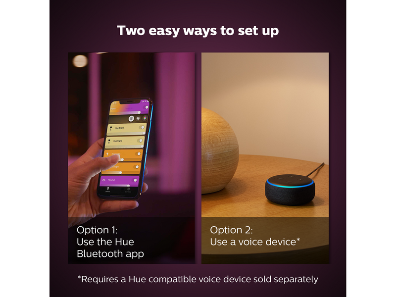 Philips Hue Iris Tischleuchte - BT - Weiss