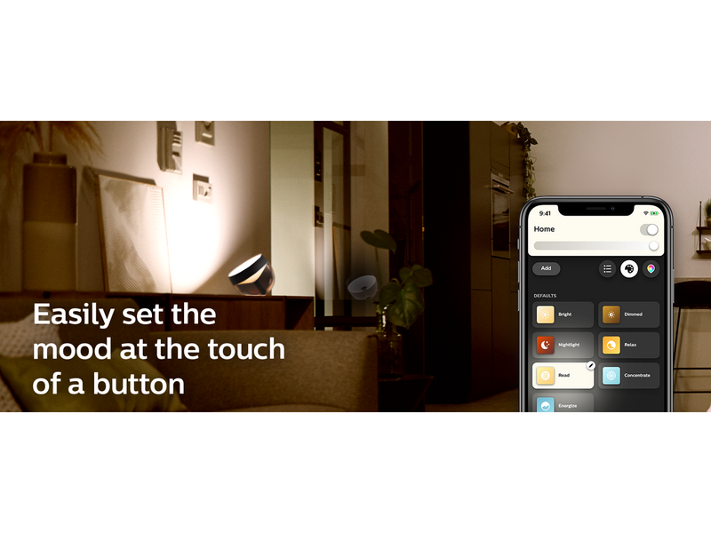 Philips Hue Iris Tragbare Tischleuchte - BT - Schwarz