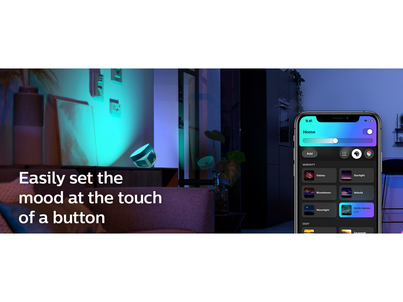 Philips Hue Iris Tragbare Tischleuchte - BT - Schwarz