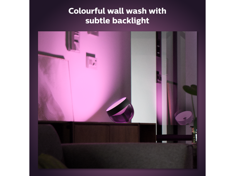 Philips Hue Iris Tragbare Tischleuchte - BT - Schwarz
